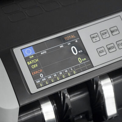 Mixed Denomination Money Counter Suitable For EUR ,RUS,USA  200pcs Hopper Capacity