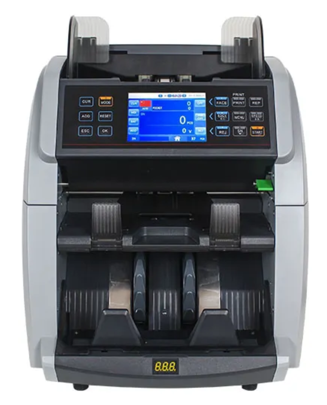Bank Grade Money Couner And Sort Recognize The Serial Number And Detect The Counterfeits Automatic Currency Recognition Function