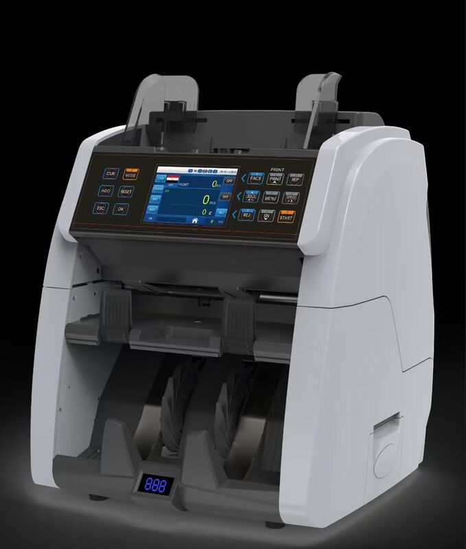 Bank Grade Money Couner And Sort Recognize The Serial Number And Detect The Counterfeits Automatic Currency Recognition Function